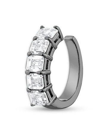 White Diamonds in Black Rhodium colour