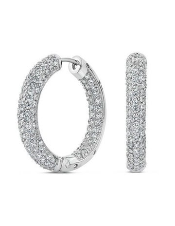 White Diamonds in Sterling Silver colour