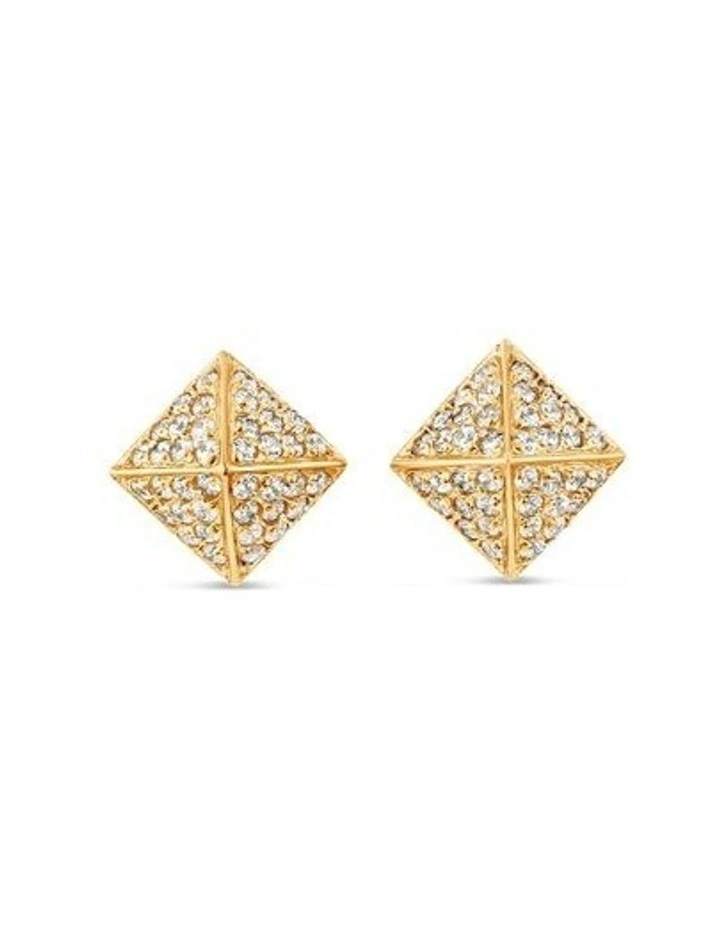 Pyramid Stud Earrings image 1