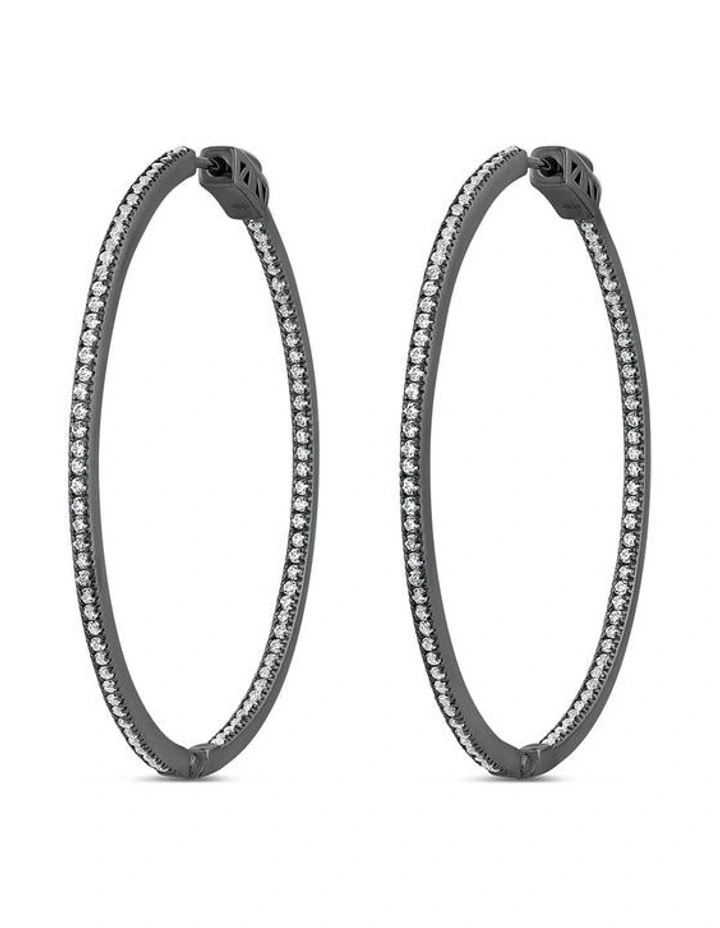 Light Hoop Earrings image 1