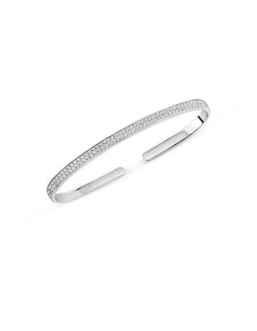 White Diamonds in Premium Silver Rhodium colour