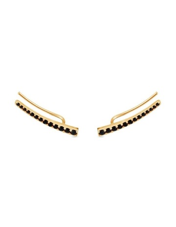 Black Diamonds in 18k Gold colour
