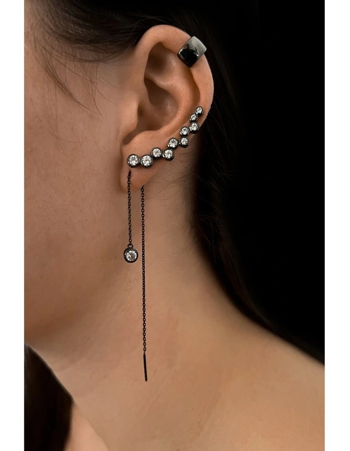 Minx Solitaire Drop Earrings image 2