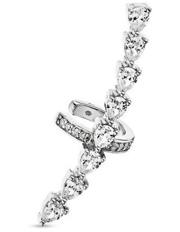 White Diamonds in Sterling Silver colour
