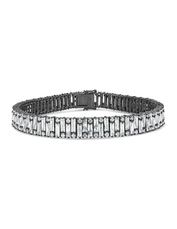 White Diamonds in Black Rhodium colour