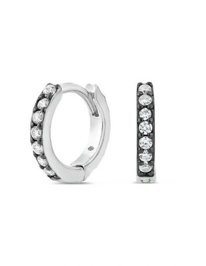 Light Huggie Earrings image 1
