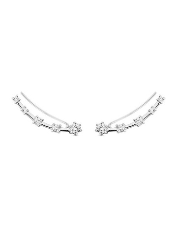 White Diamonds in Sterling Silver colour