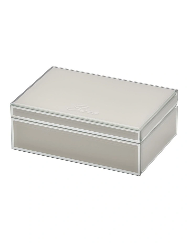 SARA Cloud Grey Large Jewellery Box image 5
