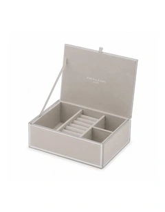 SARA Cloud Grey Medium Jewellery Box (with insert)