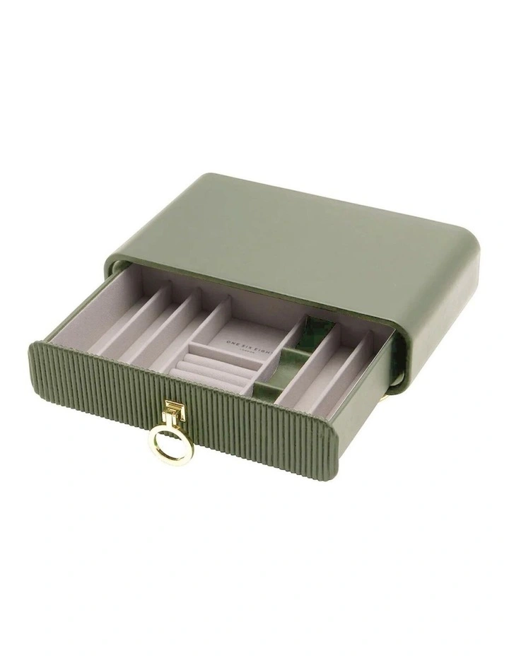 CAMILLE Sage Green Jewellery Box image 2