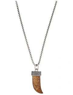 Bronzite Shark S Tooth Pendant