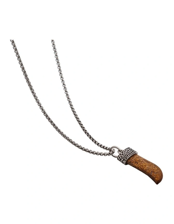 Bronzite Shark S Tooth Pendant image 2