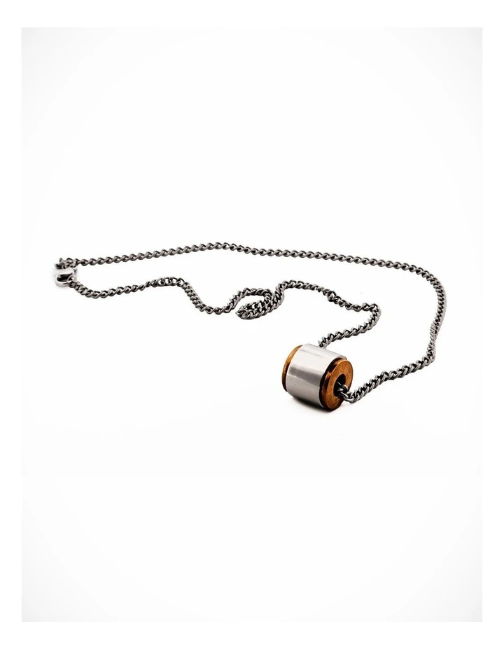 Stainless Steel/Rose Gold Pendant/Chain image 2