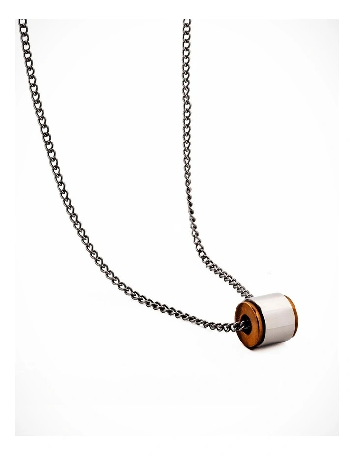 Stainless Steel/Rose Gold Pendant/Chain image 3