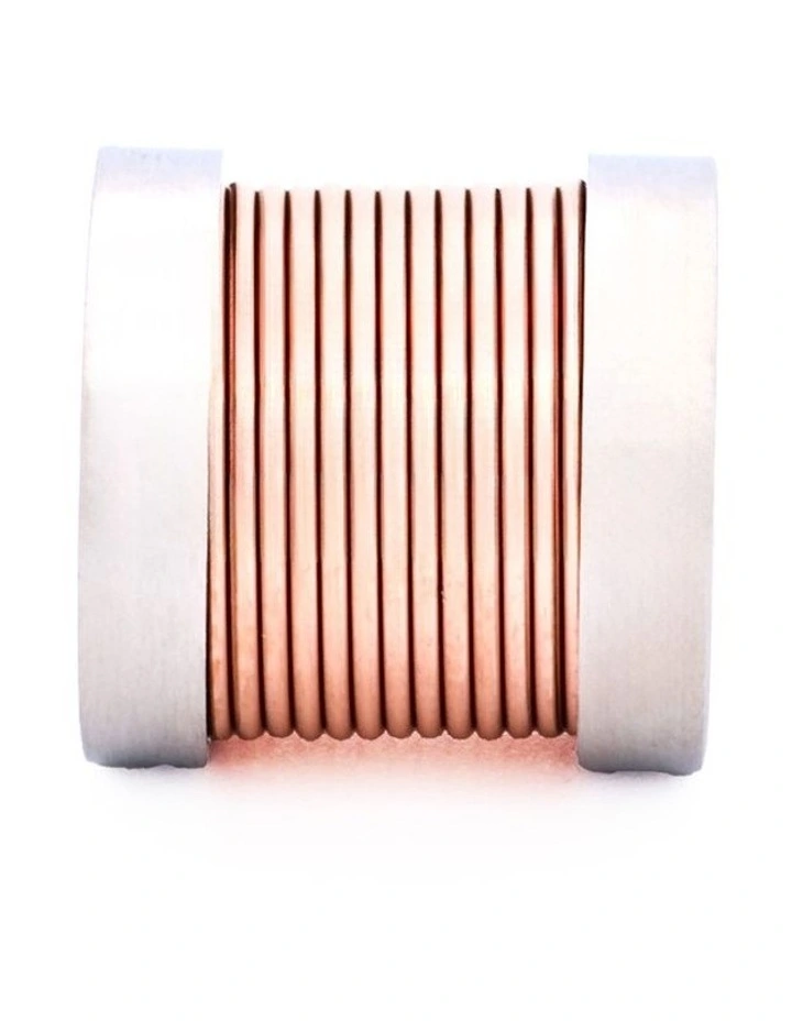 Steel Ion Plated Rose Gold Bead image 1