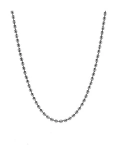 Sterling Silver Oxidized Chain 55CM