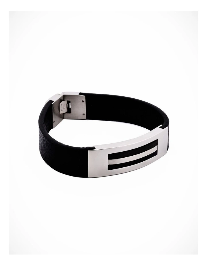 Stainless Steel/Leather Bracelet image 3