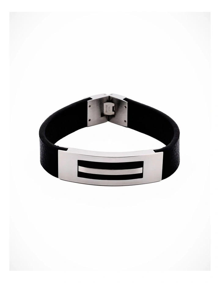 Stainless Steel/Leather Bracelet image 4