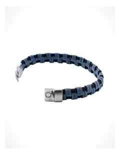Braided Italian Leather Bracelet