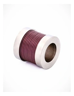 Steel Ion Plated Brown Bead