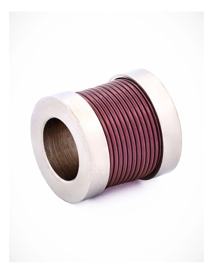 Steel Ion Plated Brown Bead image 3
