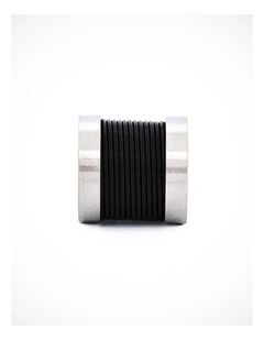 Stainless Steel Ion Plated Black Bead