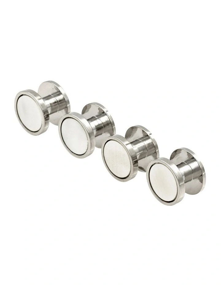 Rhod/White Rnd Screw(Set of 4) image 3