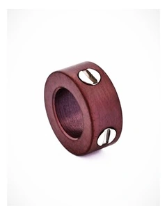 Stainless Steel Ion Plated Brown Bead