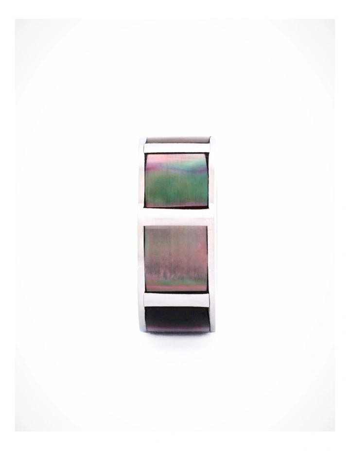 Steel Grey Mother Of Pearl Bead image 1