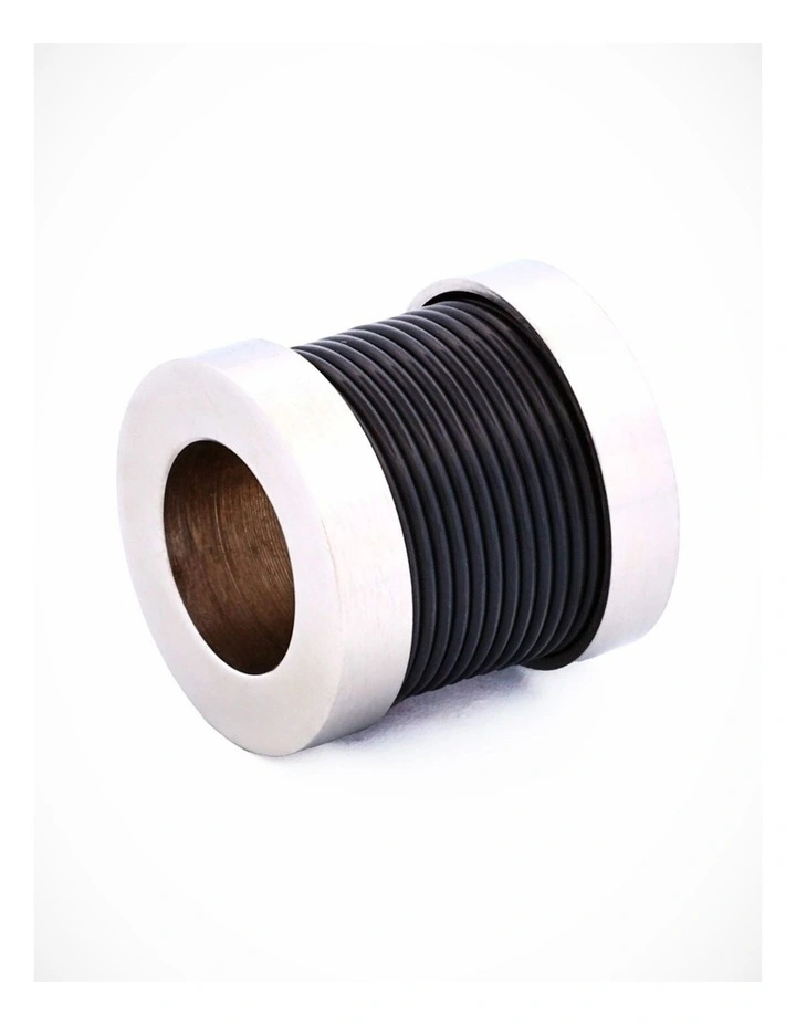 Steel Ion Plated Black Bead image 1