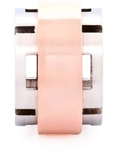 Steel Ion Plated Rose Gold Bead