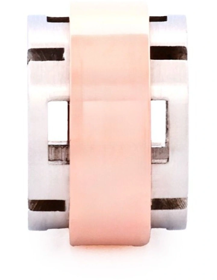 Steel Ion Plated Rose Gold Bead image 1