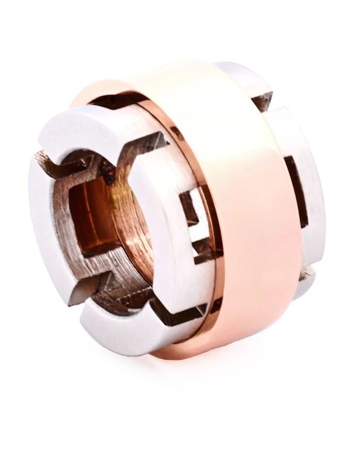 Steel Ion Plated Rose Gold Bead image 2