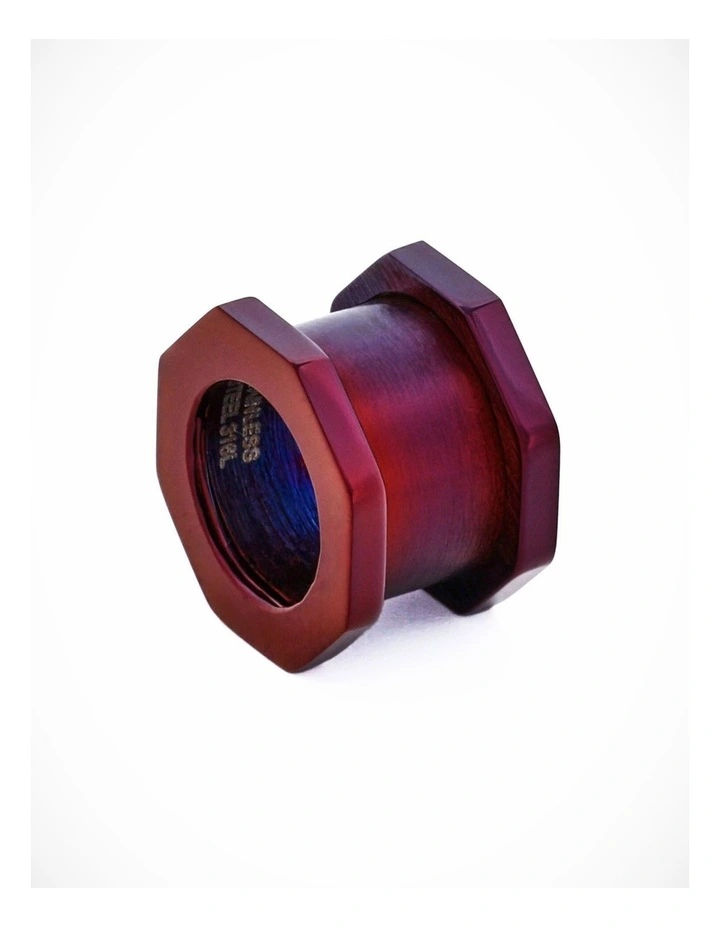 Stainless Steel Ion Plated Purple Nut image 2