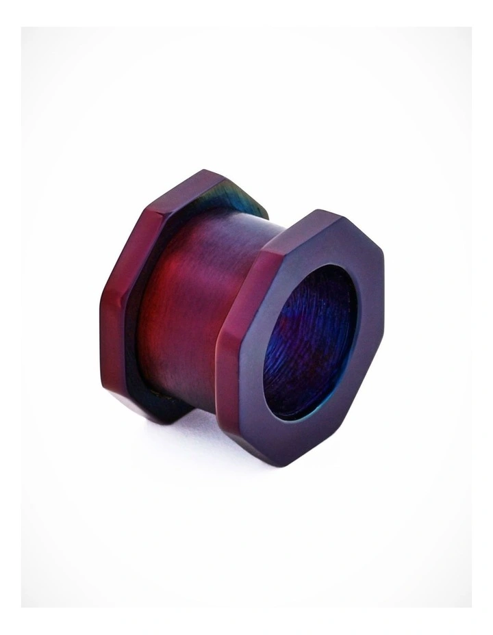 Stainless Steel Ion Plated Purple Nut image 3