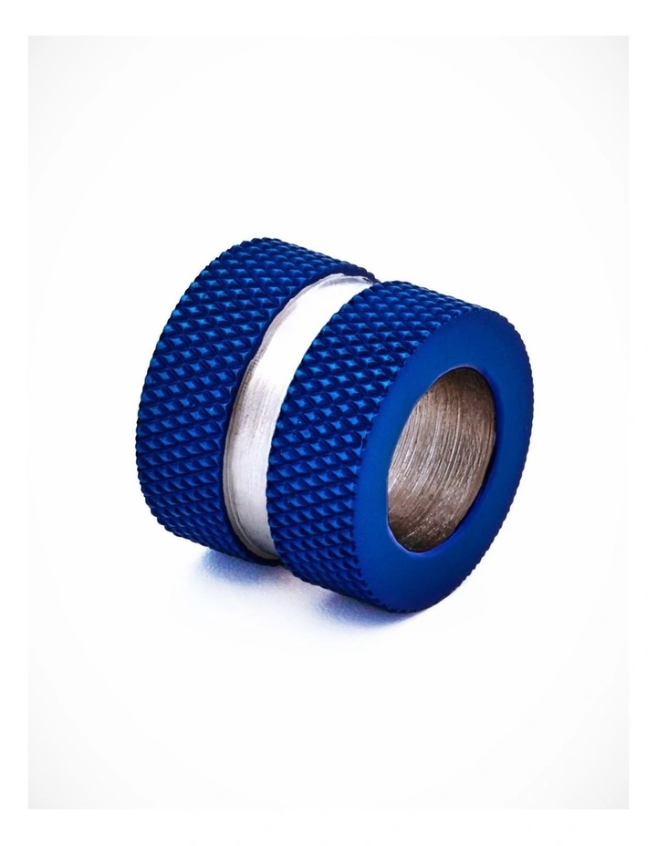 Steel Ion Plated Blue Bead image 2