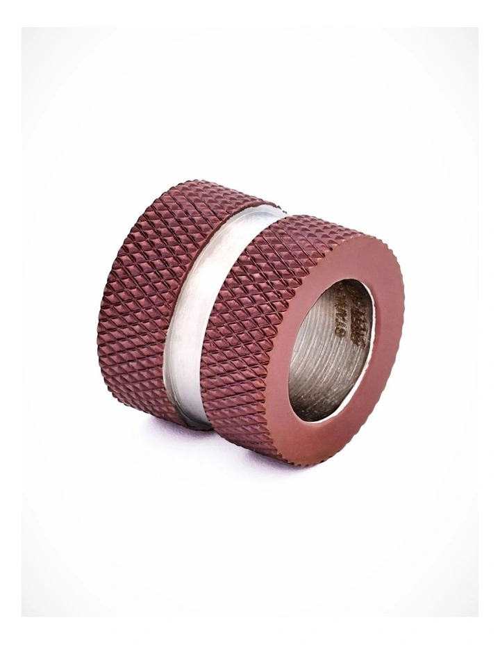 Steel Ion Plated Brown Bead image 1