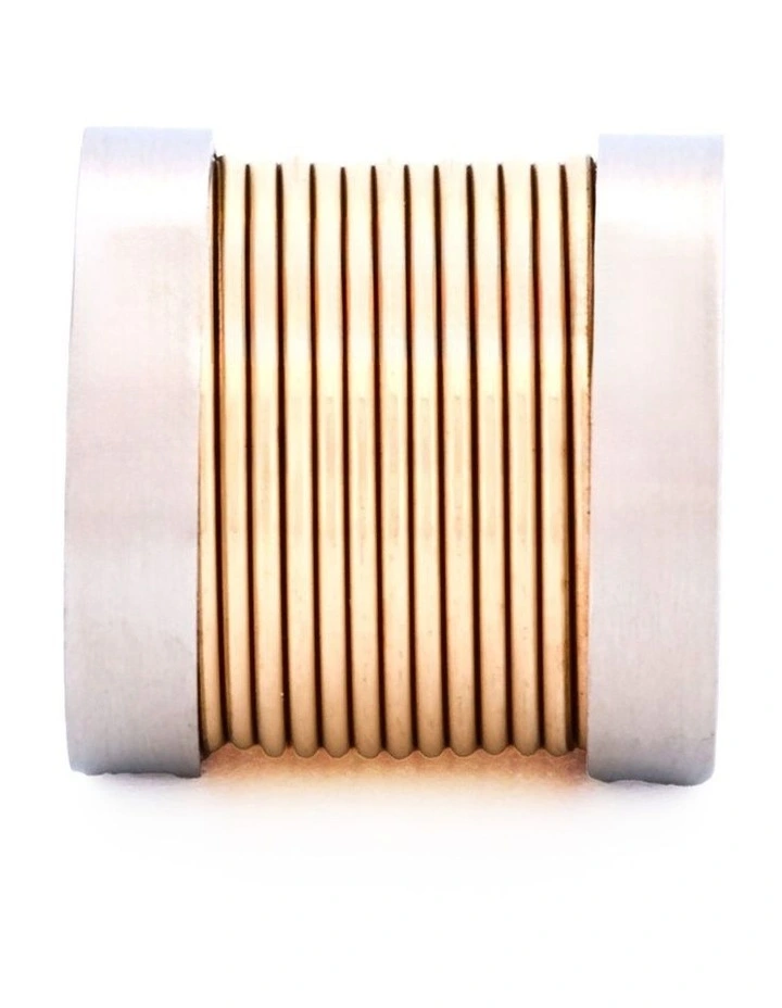 Steel Ion Plated Gold Bead image 1