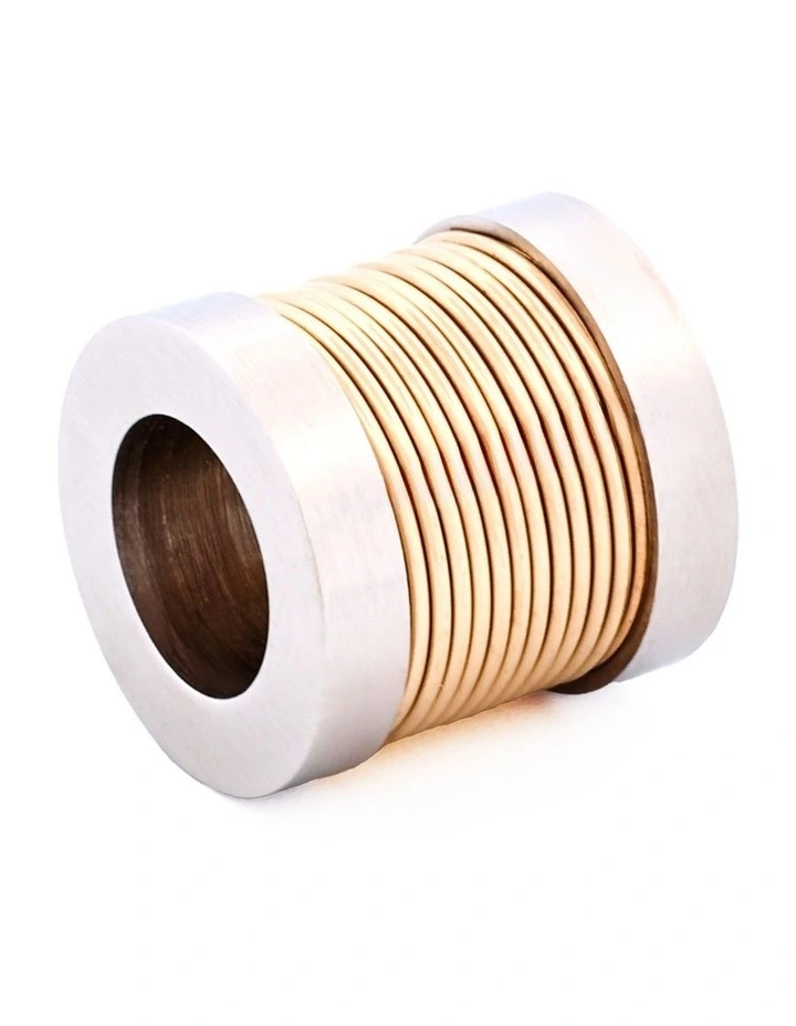Steel Ion Plated Gold Bead image 2