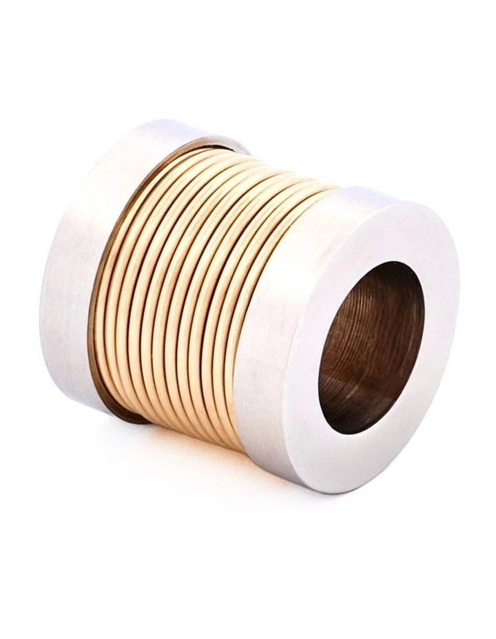 Steel Ion Plated Gold Bead image 3