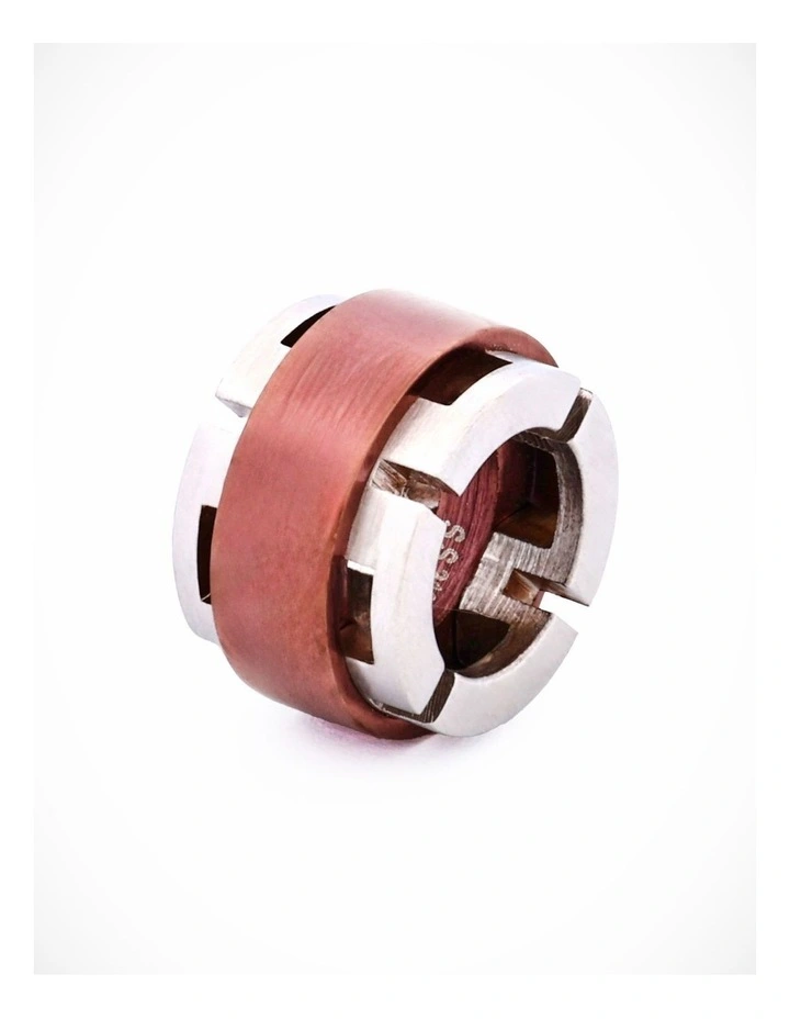 Steel Ion Plated Brown Bead image 2