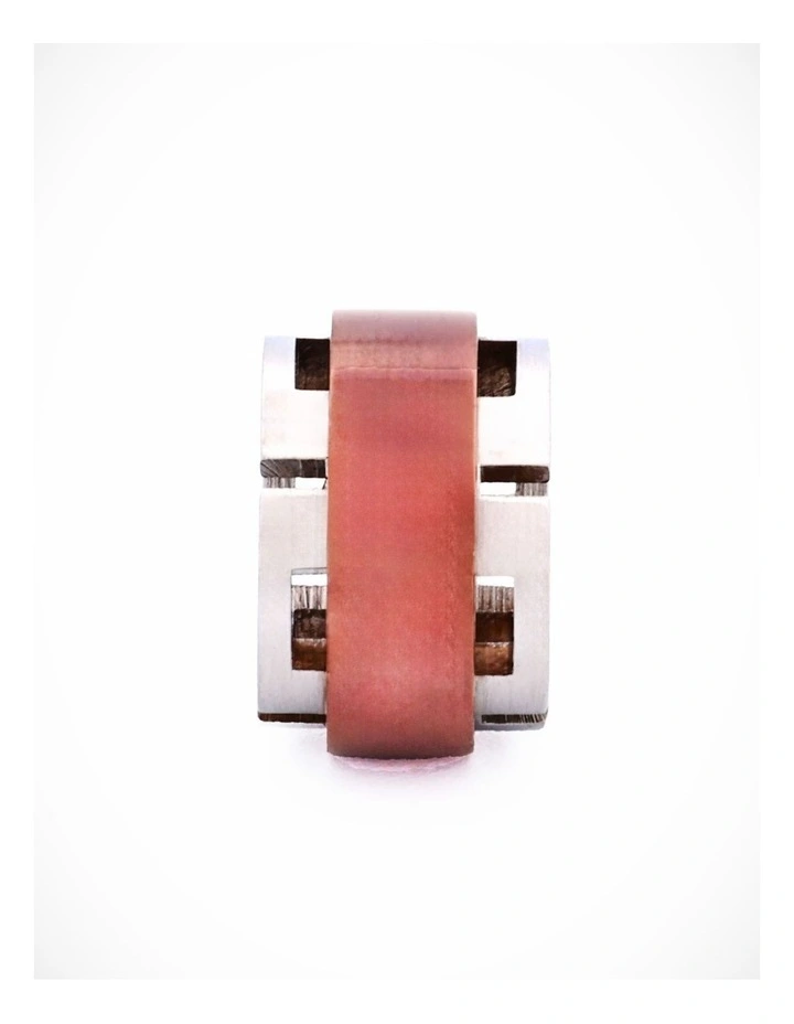 Steel Ion Plated Brown Bead image 3