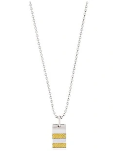 Stainless Steel Fibreglass Tag Pendant & 55cm Ball Chain