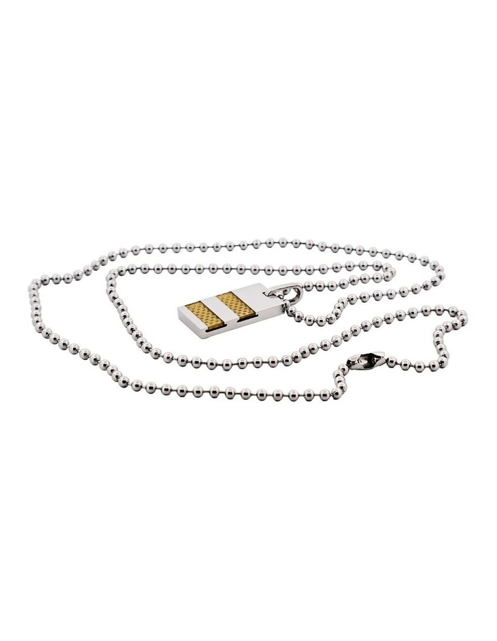 Stainless Steel Fibreglass Tag Pendant & 55cm Ball Chain image 3