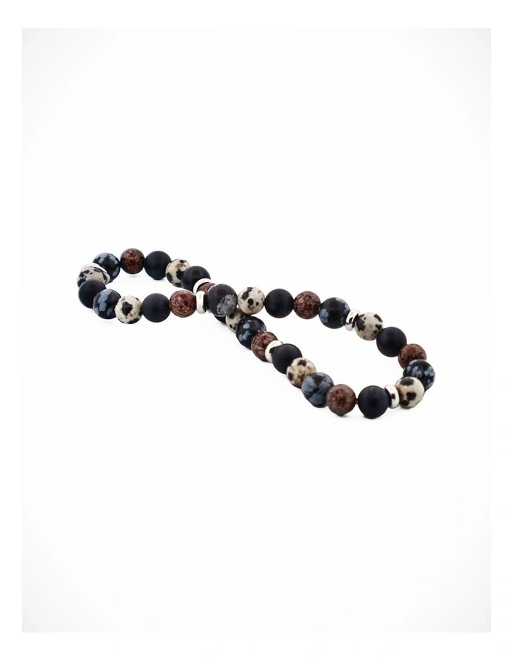 Multi Coloured Agate Bead Bracelet image 3