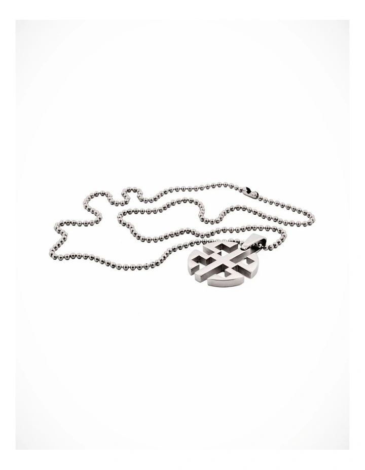 Stainless Steel Chinese Symbol Pendant image 2