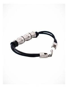 Stainless Steel Beaded Bracelet