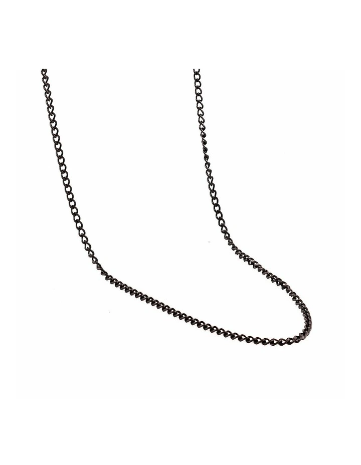 Ion Plated Black Stainless Steel Chain 55cm image 2