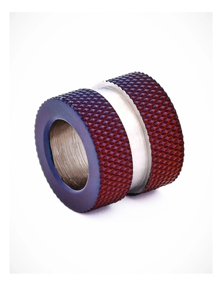 Steel Ion Plated Purple Bead image 2