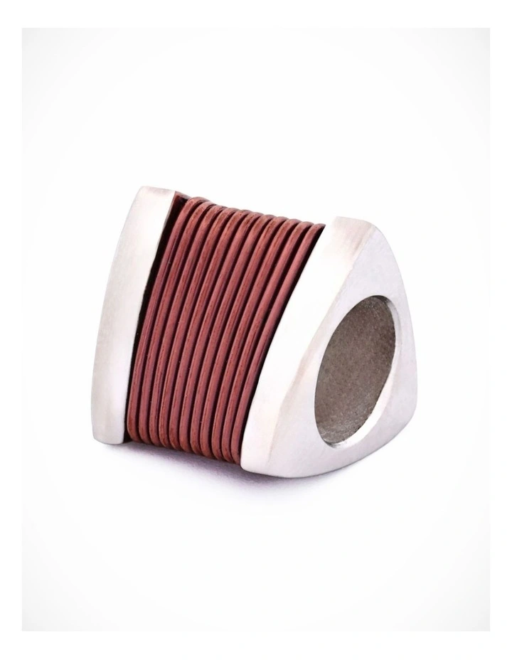 Steel Ion Plated Brown Bead image 2